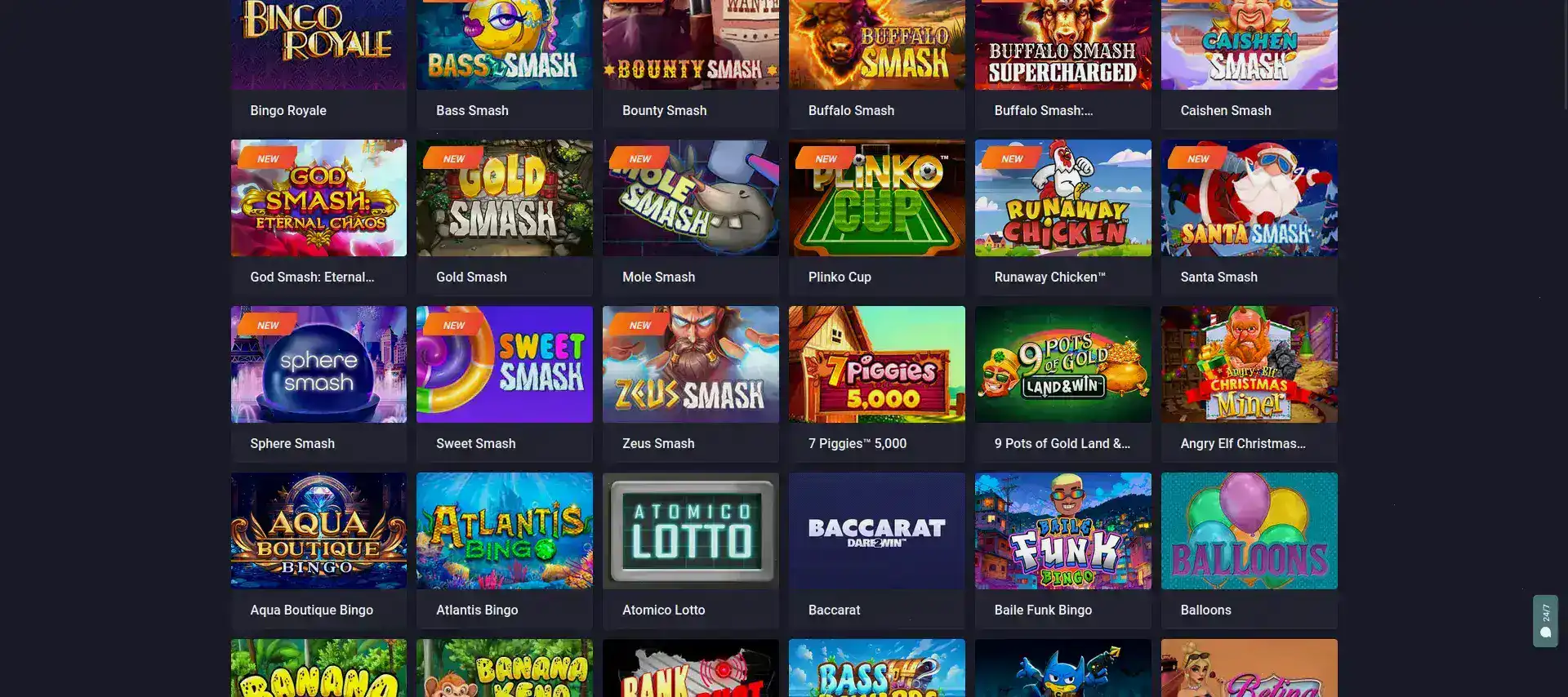 Интерфейс игровых автоматов Мистер Бит